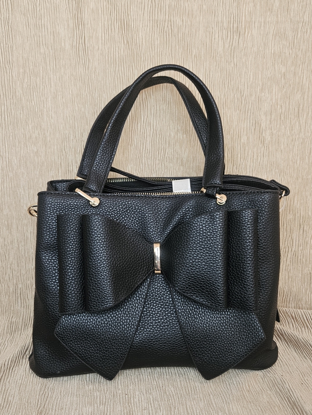 Grossi Black Bow Handbag